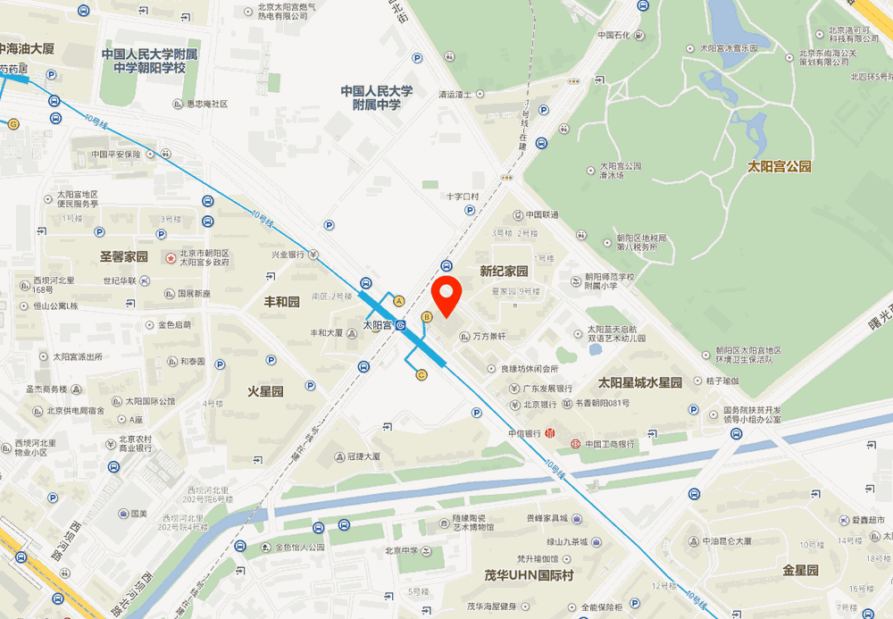 太阳宫广场位置地图